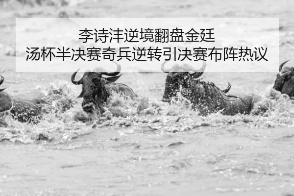 李诗沣逆境翻盘金廷 汤杯半决赛奇兵逆转引决赛布阵热议
